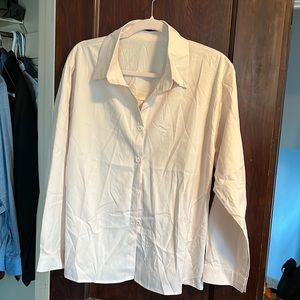 Cream button up blouse